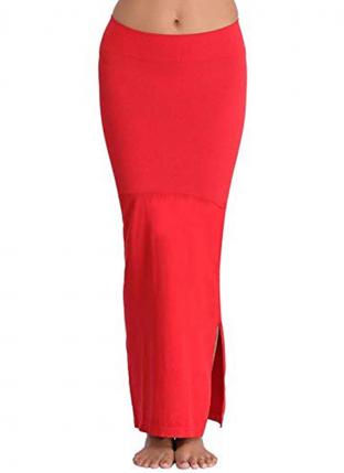 Red Lycra Casual Wear Plain Shapewear